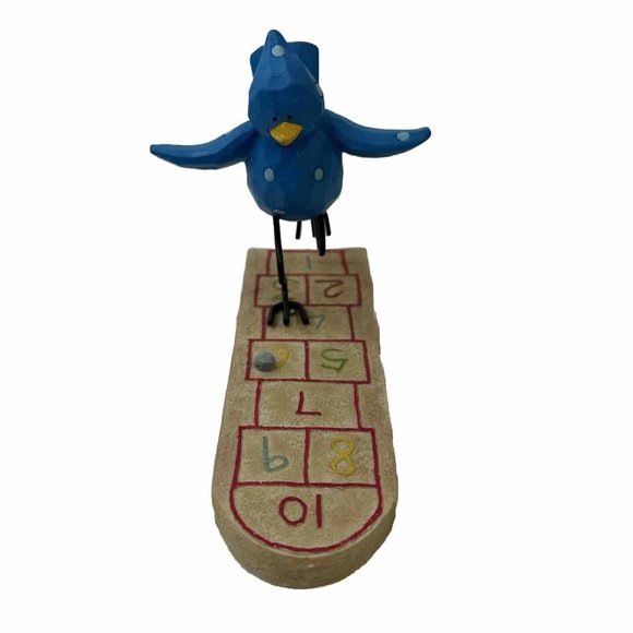 Russ Berrie Tweet Along With Me "A Hoppin' Good Time" Playful Bird Hopscotch - Picture 1 of 9